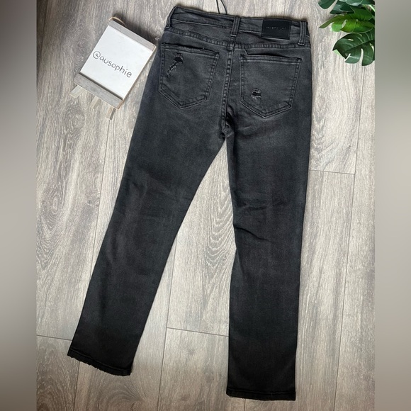 Project civility distressed straight leg jeans in color storm. Size 10 NWT! - Picture 4 of 9